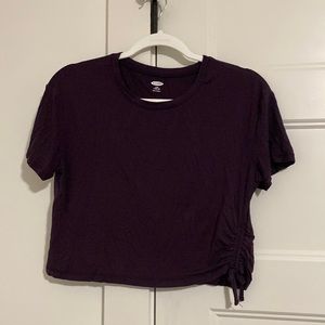Girls Old Navy plum purple t-shirt